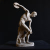 19th Century Grand Tour Plaster Statue of the Discobolus of Myron.