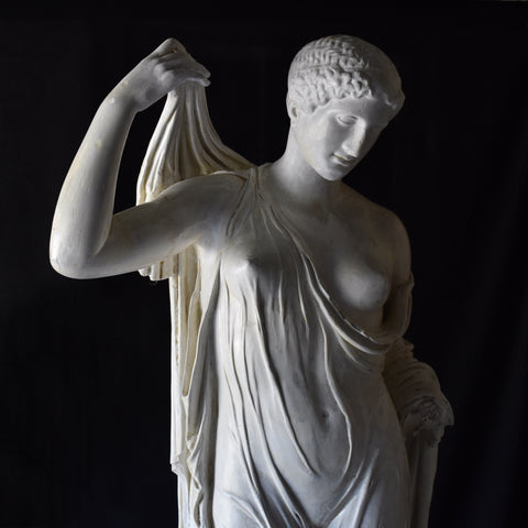 Alluring Life Size Plaster Statue of Venus Genetrix.