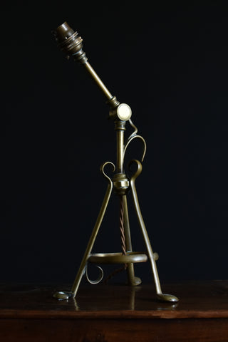Art Nouveau Pullman Table lamp in the manner of W.A.S Benson. Circa 1910