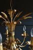 Beautiful Mid Century French Gilt Sheaf of Wheat Chandelier.