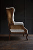 Excellent Shaped English 19th Century Wing Armchair, Upholstery Inclusive.