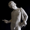 19th Century English Plaster Statue of Narcissus.