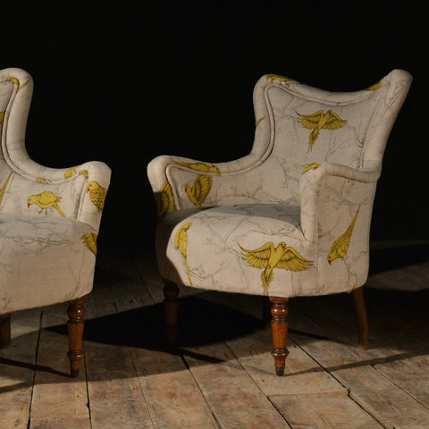 Wonderful Pair Of 19th Century Louis-Philippe Walnut Armchairs