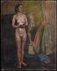 Nude Life Study by Alys Woodman. Malvern School 1920-1950.