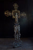 19th Century decorative Iron cross of St Therese of the Roses.