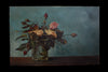 Delightful French Oil Painting of Roses. Dated 1913