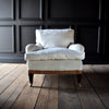 Deep Seated English Armchair in the Manner of Howard. Circa 1900-1920. Upholstery Inclusive