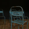 A Set Of Six Mid-Century Bistro Stacking Chairs