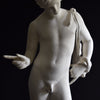 19th Century English Plaster Statue of Narcissus.
