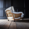 Deep Seated English Armchair in the Manner of Howard. Circa 1900-1920. Upholstery Inclusive