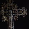 19th Century decorative Iron cross of St Therese of the Roses.