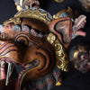 Collection of Eight Vintage East Asian Ceremonial Carved Masks.