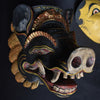 Collection of Eight Vintage East Asian Ceremonial Carved Masks.
