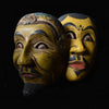 Collection of Eight Vintage East Asian Ceremonial Carved Masks.