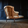 19th Century Scroll Arm French Chaise Longue. Upholstery inclusive.