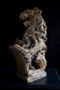 19th Century Plaster Statue of a Heraldic Lion.