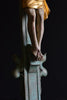Early 19th century French Gothic Cross with Carved Christ.