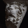 Architectural 19th Century Plaster Lions Head Corbel.