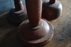 Three 18th Century Turban Stands Candle Sticks