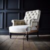 19th Century Napoleon III Button Back Armchair. Upholstery Inclusive