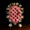 Charming 19th Century French Silk Marriage Cushion.
