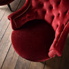 Pair of Elegantly Shaped French Button Back Armchairs. Upholstery Inclusive.