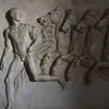 Hugely Decorative Classical Plaster Frieze of an Athlete, Late 19th early 20th Century.