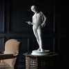19th Century English Plaster Statue of Narcissus.
