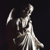 Beautiful Large French Stone Statue of a Angel.