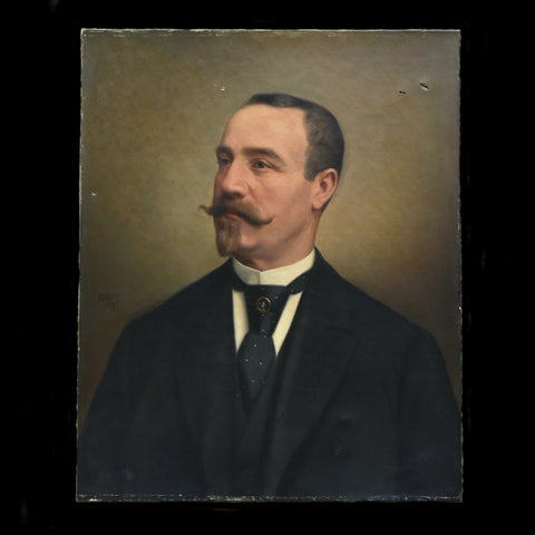 Portrait of a French Gentleman, F. Parera 1897