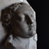 Beautiful French Cast Plaster Bust Mould of a Woman.