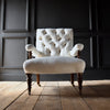 19th Century English Library Armchair. Upholstery Inclusive