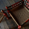 Pair of Decorative Painted Punjabi Armchairs.