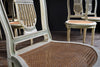 Set of Six Louis XVI Revival Painted Dining Chairs.