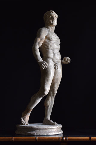 Exceptional 19th Century English Plaster Statue of Capitoline Hercules.