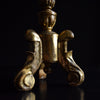18th century Italian Gilt Wood Baroque Candlestick.