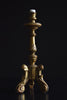 18th century Italian Gilt Wood Baroque Candlestick.