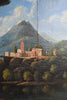 Six Fold Dressing Screen/Wall Art Oil Painting of a Italian Landscape.