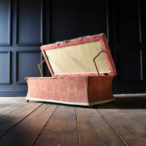 19th Century Country House Ottoman. Upholstery Inclusive.
