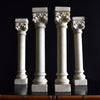 Four 19th Century Marble Corinthian Columns.
