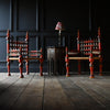 Pair of Decorative Painted Punjabi Armchairs.