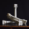 Four 19th Century Marble Corinthian Columns.