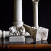 Four 19th Century Marble Corinthian Columns.