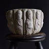Stone Baptismal Font Depicting the Twelve Apostles.