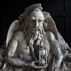 Large Unusual 19th Century Sculpted Plaster Representation of Death.