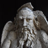 Large Unusual 19th Century Sculpted Plaster Representation of Death.