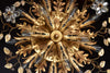 Mid Century Italian Florentine Tole Wall or Ceiling Light by Banci Firenze.