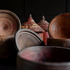 Collection of Six Hindu Bindi Ceremonial Powder Jars.