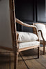 Pair of Atractive French Tulip carved Armchairs. Upholstery Inclusive.