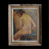 Wonderful Early 20th Century French School Study of a Seated Nude. Attributed to Pierre Bonnard.